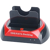 cheap Computer Peripherals-Dual-disk New And Old Dual-use Serial And Parallel Port Mobile Hard Drive Dock 2.5  3.5 Inch Multifunctional Ide Mechanical Sata Universal
