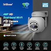 お買い得  屋内IPネットワークカメラ-4mp スピードドーム自動追跡 ptz カメラスマートホーム屋外ワイヤレス wifi カメラ監視モニター