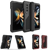 Χαμηλού Κόστους Samsung Θήκη-Θήκη τηλεφώνου για Samsung Galaxy Z Fold 5 Έντονης Χρήσης Στηρίγματα Αντι-πτώσης Πανοπλία Μέταλλο Σιλικόνη