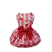 お買い得  ペットへのクリスマスプレゼント-犬用 猫用 ドレス かわいいスタイル カジュアル 防水 高通気性 ソフト 洗濯可 快適 クリスマス カジュアル／普段着 祭り ビジョンフリーゼ ポメラニアン 赤ちゃんサイズ パピヨン