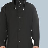 baratos Chapéus de Chuva-Capa de chuva embrulhada para adultos eva, jaqueta protetora para homens e mulheres, equipamento de chuva preto espesso e transparente para pesca de montanhismo