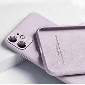levne Pouzdra pro iPhone-telefon Carcasă Pro iPhone 15 Pro Max Plus iPhone 14 13 12 11 Pro Max Plus X XR XS Zadní kryt Pouzdro z tekutého silikonu Nárazuvzdorné Pevná barva Silikonový gel Silikon