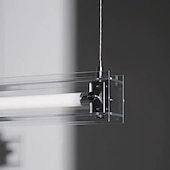 お買い得  ラインデザイン-80 cm シングルデザイン ペンダントライト ガラス ガラス 電気メッキ 近代の 北欧スタイル 110-120V 220-240V