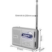 お買い得  MP3プレーヤー-オールドファッションラジオ多機能ミニポケットbc-r119ラジオスピーカー受信機伸縮アンテナラジオ受信機サポートam/fm