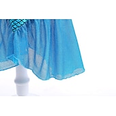 abordables Costumes pour filles-Sirène Sirène Princesse Aqua Robe Costume de soirée à thème Cosplay for Fille Enfant Carnaval Mascarade