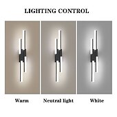 cheap LED Wall Lights-Lightinthebox LED Wall Light 74cm Wall Light LED Acrylic Wall Sconces Long Porch Wall Lamp Fixture Suitable for Living Room Warm White 110-240V