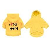 abordables Sweats à capuche-Chien Chat Pulls à capuche Mode Fête Hiver Respirant Doux Lavable Confortable Noël Extérieur Décontracté Quotidien Vêtements pour Chiens for Bichon Frisé Spitz Nain Bébé Animal Papillon Petit