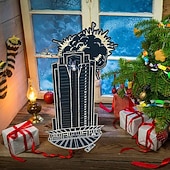 olcso Adventi naptár-Karácsonyi Die Hard Adventi Naptár 2025 | Hans Gruber Adventi Naptár | Fából készült Adventi Naptár | Karácsonyi Visszaszámláló Adventi Naptárak | Vicces Ajándékok Egyedi Irodák Adventi Naptár
