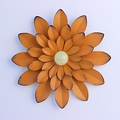 halpa Alennus $30:een-1 kpl metallikukkia seinäkoristelu kukka seinäveistos, käsinmaalattu kukkaveistos, metalliseinä taide ripustettava seinäsisustus sisätiloihin kotitoimistoon kylpyhuone keittiö makuuhuone olohuone