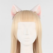 levne Doplňky pro úpravu vlasů-čelenka zvířecí ucho cosplay roztomilá simulace kočičí ucho živé vysílání vlasové doplňky styling kočičích uší (napařený chléb ve tvaru kočičího ucha) čelenka