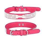 economico Collari, pettorine e guinzagli per cani-Prodotti per cani Prodotti per roditori Collari Cravatta / Papillon Regolabile Portatile Duraturo Esterno Marcia Strass