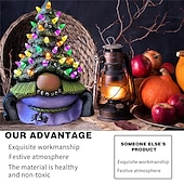 levne Osvětlení rekvizit na Halloween-kouzelná čarodějnice trpaslík strom halloween duch venkovní světlo festival oblékat se kostra horor visící zářící halloween party výzdoba