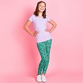 abordables Pantalones-Niños Chica Polainas Corazón Activo Exterior 7-13 años Otoño