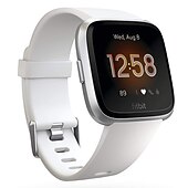 preiswerte Fitbit-Uhrenarmbänder-Smartwatch-Band Kompatibel mit Fitbit Versa 2 / Versa Lite / Versa SE / Versa Silikon Smartwatch Gurt Frauen Männer Sportarmband Ersatz Armband