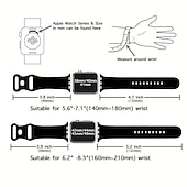 baratos Pulseiras de Apple Watch-1 pacote Pacote com 6 Pulseira Esportiva Compatível com Pulseira Apple Watch 38mm 40mm 41mm 42mm 44mm 45mm 49mm Feminino Leopardo Respirável Silicone pulseira de substituição para iwatch Ultra 2