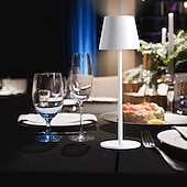 abordables Lámparas de mesa-Lámpara de Mesa Recargable / Regulable Contemporáneo moderno Batería de Li-batería incorporada Para ABS