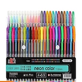 economico pittura, disegno e materiale artistico-penna gel glitter colore penna neutra penna a sfera penna conto mano stelle luminose lampeggianti per bambini colore speciale per prendere appunti