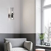 economico Luci da parete-Lightinthebox lampada da parete a led vetro bianco caldo 24 cm moderna lampada da parete a led sfondo soggiorno camera da letto comodino applique da parete per interni illuminazione sconce 1 pz