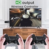 Недорогие Видеоигры-data frog ретро игровая консоль 2.4g беспроводная консоль игровая приставка 4k 10000 игр портативная игровая консоль Dendy для телевизора, рождественские подарки на день рождения для друзей и детей