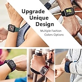 cheap Apple Watch Bands-6 Pack Sport Band Compatible with Apple Watch band 38mm 40mm 41mm 42mm 44mm 45mm 49mm Adjustable Breathable Women Men Silicone Strap Replacement Wristband for iwatch Ultra 2 Series 9 8 7 SE 6 5 4 3 2