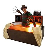 olcso Halloween kellékvilágítás-halloween horror gyanta dekoratív lámpa műalkotás dekoráció asztali halloween dekoratív bosszú joker női szellem világító dekoratív gombelem