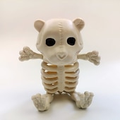 economico Decorazioni Appese e da Tavolo per Halloween-decorazione di Halloween scheletro di unicorno ossa di plastica con scheletro prop scena spettrale interna / esterna bomboniere