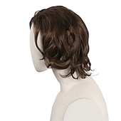 abordables Perruques de personnages de films-Star wars anakin skywalker cosplay perruque résistant à la chaleur cheveux synthétiques accessoires de fête perruques d&#039;halloween