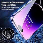Χαμηλού Κόστους iPhone Προστατευτικά Οθόνης-3 τμχ Προστατευτικά Οθόνης Για Apple iPhone 16 iPhone 15 Pro Max Plus iPhone 14 13 12 11 Pro Max Mini X XR XS Max 8 7 Plus Σκληρυμένο Γυαλί Anti-Spy προσωπικών δεδομένων Επίπεδο σκληρότητας 9H