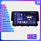 preiswerte Multimedia-Player für Autos-Android 12 Auto Multimedia DSP für Honda Civic 10th 2016-2021 Radio Video Navigation Stereo Head Unit Bildschirm Carplay
