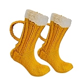 abordables Accesorios-Cerveza Oktoberfest Disfraz Calcetines Oktoberfest / Cerveza Alemán Munich prados Hombre Mujer Paño de estilo tradicional Calcetines
