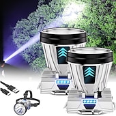 abordables Faros delanteros-1 PC 6 W Linternas y luces de camping Impermeable 3 en 1 Blanco 2 V 1 Cuentas LED