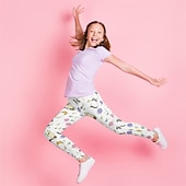 abordables Pantalones-Niños Chica Polainas Corazón Activo Exterior 7-13 años Otoño