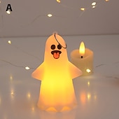 halpa Halloween rekvisiittivalo-valaistu haamuriipus halloween led elektroninen kynttilä juhlarekvisiitta tunnelma koristelu halloween ornamentti