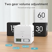 economico Elettrodomestici da cucina-cottura conto alla rovescia promemoria tempo autodisciplina timer cubo elettronico display digitale portatile multifunzionale per la vita quotidiana