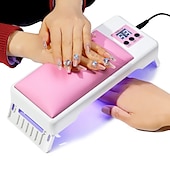 お買い得  装飾ライト-手枕快適なポータブル折りたたみポリッシュジェル光線療法ランプ LED uv ドライヤーネイルアクセサリー機器ネイルアートツール