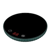 abordables Électroménager-Dessous de verre à température constante affichage numérique coussin chauffant isolation de chauffage tapis de café thermostatique intelligent base de tasse de chaleur