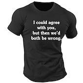 abordables Camiseta gráfica para hombres-Hombre Letra Estampados Camiseta Camisetas gráficas Algodón Manga Corta Gráfico Camisa Negro Verde Trébol Azul Oscuro Camiseta cómoda Exterior Calle Ropa de diseñador de moda
