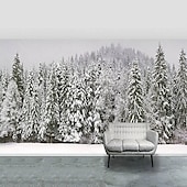 זול טפט-טפטים מגניבים טבע טפט קיר ציור קיר שחור ולבן קילוף ודבק נשלף pvc/ויניל חומר הדבקה עצמית/דבק חובה ציור קיר עיצוב קיר לחדר שינה בסלון