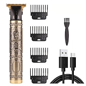 cheap Shaving &amp; Hair Removal-USB Rechargeable Hair Clippers and Beard Trimmer for Men - Precise T-Blade Trimmer with LCD Screen - Grooming Kit for Men