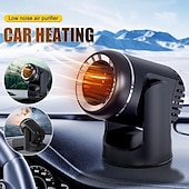 זול ציוד חימום לרכב-מחמם רכב 130w מפשיר שמשות ניידות מחמם 12v מסיר ערפל ומפשיר שמשות