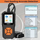 お買い得  OBD-obd2 カースキャナーはカラースクリーンで車両の故障を即座に診断します &amp; 故障コードリーダー