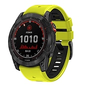 رخيصةأون عصابات ساعات Garmin-حزام إلى جارمين Fenix 7 7X 6 6X Pro Forerunner 955 945 935 Instinct 2X Solar Epix Approach S62 S60 Marq Descent G1 Quatix سيليكون إستبدال حزام 26mm 22mm تناسب سريع عصابة الرياضة معصمه