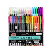 economico pittura, disegno e materiale artistico-penna gel glitter colore penna neutra penna a sfera penna conto mano stelle luminose lampeggianti per bambini colore speciale per prendere appunti