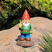 economico sculture e statue da giardino-ornamento della statua dello gnomo da giardino gli gnomi che vanno via divertenti ornamenti da giardino per prato decorazione interna o esterna