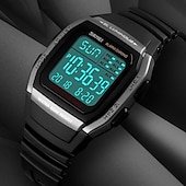 abordables Relojes digitales-Relojes Deportivos Digitales Impermeables para Hombre Reloj Militar de Cuarzo para Hombre Reloj de Pulsera Masculino