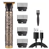 cheap Shaving &amp; Hair Removal-USB Rechargeable Hair Clippers and Beard Trimmer for Men - Precise T-Blade Trimmer with LCD Screen - Grooming Kit for Men