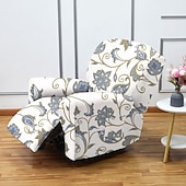cheap Recliner Chair Cover-Stretch Recliner Covers Recliner Covers 1 Seater Armchair Couch Slipcover with Elastic Loop, Anti-cat Scratch Furniture Protector for Kids, Pets, Dogs, Cats