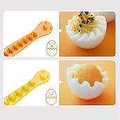 cheap Novelty Kitchen Tools-2Pcs/set Fancy Cut Eggs Cooked Eggs Cutter Home Boiled Eggs Creative Cooking Tools Bento Mold Kitchen Gadgets Accessories Cocina