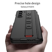 tanie Etui do telefonów Samsung-telefon Kılıf Na Samsung Galaxy Z Fold 5 Z Fold 4 Osłona tylna Pojemnik na ołówki Magnetyczne Ochrona całego ciała PC