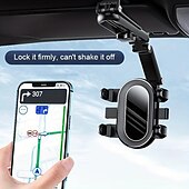 cheap Car Holder-Car Sun visor mobile phone bracket Rotatable Adjustable Multifunction Phone Holder for Car Compatible with All Mobile Phone Phone Accessory